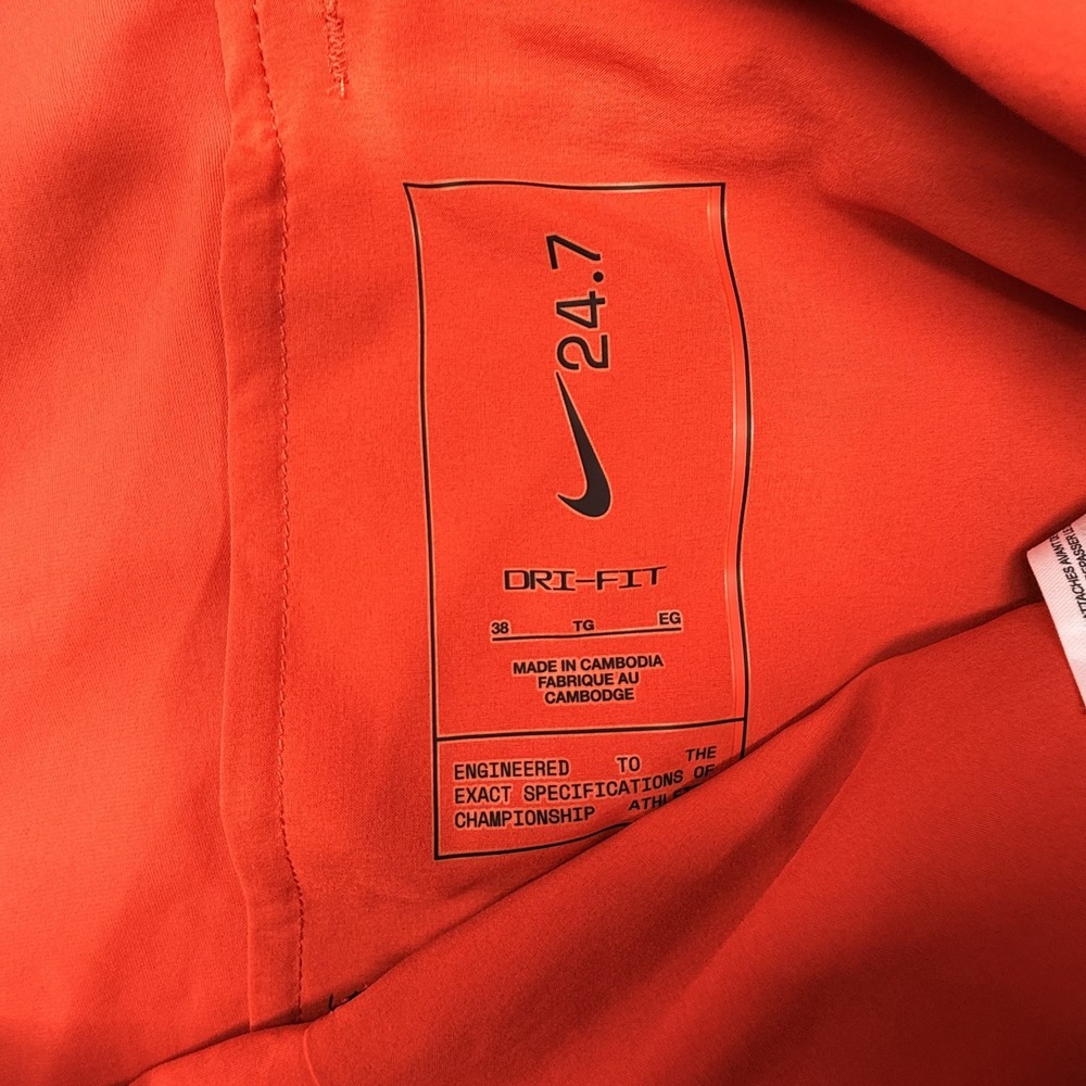 Nike Shorts Mens 38 Orange Athletic Casual Performance Stretch Pockets Summer US - Picture 3 of 11